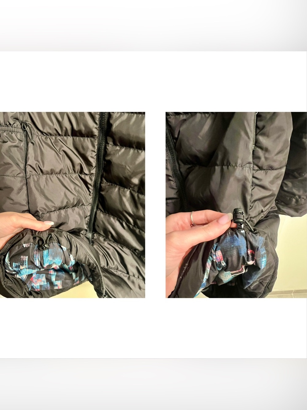 The North Face Women’s Black Hooded Long Puffer Coat - Picture 5 of 14